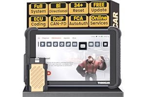 THINKCAR Car Diagnostic Tool, TK689BT Bidirectional Diagnostic Tool, All System Automotive Diagnostics, OBD2 Car Scanner with Action Test, 34+ Reset, FCA Autoauth, CANFD&DoIP, Wireless Update