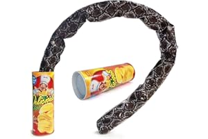 HUADADA April Fools Scary Snake Prank Fun Toys, Tricky Toy, Potato Chip Snake,April Fool Day Party Supply,Gag Toys
