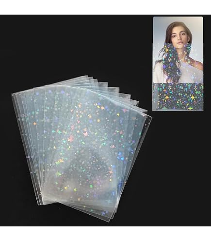 YUXIANLB Lot de 100 Pochettes Transparentes pour Cartes Photos, 56 x 89 mm, 200 Microns, Albums et Photos (Refermables YUXIANLB Lot de 100 Pochettes Transparentes pour Cartes Photos, 56 x 89 mm, 200 Microns, Albums et Photos (Refermables