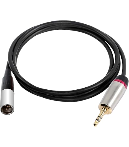 Eonvic Câble Mini XLR TA4M Vers TA3F Pour AKG PT40 PT60 Et Shure WL93 - 15 Cm