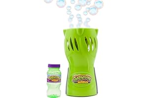 GAZILLION BUBBLES Gazillion Bubble Flare | Macchina per bolle di sapone per bambini |Luci LED e Suoni di Fuochi d’Artificio | Giocattolo per Bambini | Perfetta per Feste di Compleanno e Giochi all’Aperto