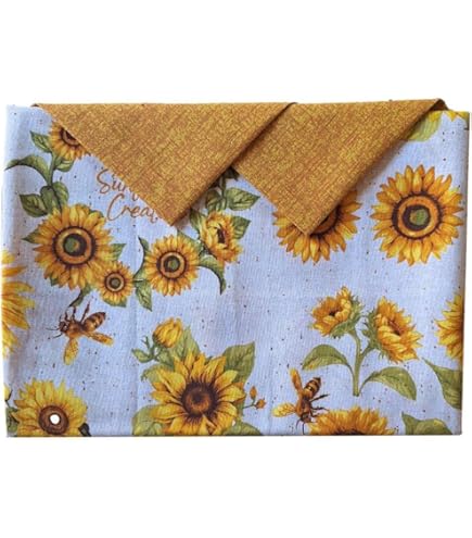 Tovaglia Cotone 100% Stampata Con Tovaglioli - Disegno Fagiano Anatra, Made Italy, Per 12 Persone 140x240cm