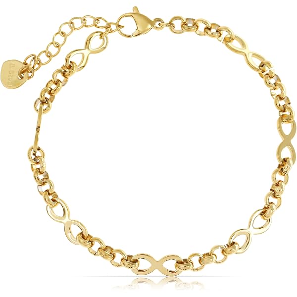 Made By Nami Bracciale Oro Con Occhio Turco (Evil Eye) – Acciaio Inox E Pietre Preziose – Regale