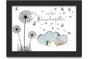 TOOZEN Wunscherfüller Geldgeschenk Bilderrahmen, Pusteblume Geldgeschenke Verpackung, Glücksgeschenk für Hochzeit Reise Geburtstag Jugendweihe Konfirmation Kommunion, Ideen Geschenke für Frauen Männer