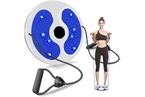 MAIKEHIGH Waist Twist Disc, Waist Slimming Balance Rotating Disc Multi-functional Twist Board Exercise with Massage Foot Sole- Home Fitness Gym Equipment