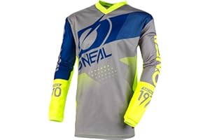 O'NEAL | Maglia Motocross | Enduro Motorcycle | vestibilità per la Massima libertà di Movimento, Protezione Gomito Cucita, Traspirante | Element Jersey Classic | Adulto | Nero