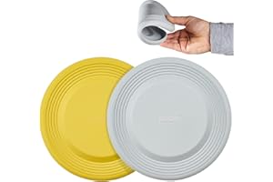 PiuPet® Frisbee Perro I 22cm diámetro I Juguetes de 2 frisbees para Perros I Disco Frisbee para Perros I Cosas para Perros I Perro Juguete I Juguete Perro | Juegos para Perros