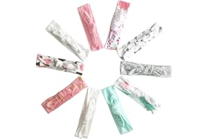 COUXILY Diadema de Turbante Algodón Anudado Cabeza Envolturas del Bebé Cabezal de estiramiento para niñas bebé niño