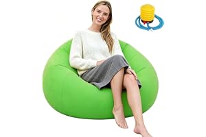 Luftsoffa, uppblåsbar soffa, uppblåsbar fåtölj, 105 x 105 x 60 cm