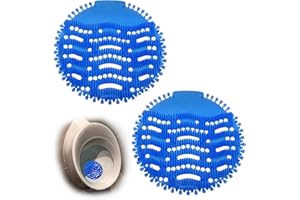 CFSVVD 2 Stück Urinalsieb Mit Duft, Urinalsieb Urinalsteine, Beckensteine Für Urinal, Ideal Für Den Einsatz In Urinalen In Badezimmern Restaurants Hotels Büros, Schulen Und Anderen Umgebungen