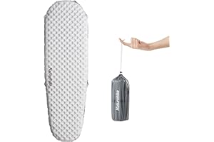 Naturehike Thermal 5.8 R-Value Matelas de Couchage de Camping 4 Saisons Matelas de Couchage Auto-gonflant Ultraléger Matelas Pneumatique Durable avec Sac Gonflable