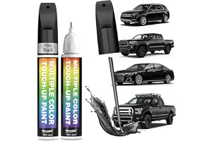 ALMEKAQUZ 2 PCS Car Paint Touch Up Pen, Automotive Scratch Repair, Black Auto Paint Pen, Vehicle Blemish Fix, 12ml Quick Dry Liquid for Easy Scuff Coverage, Lasting Maintenance Tool