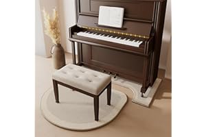Hixingo Tappeto Insonorizzante per Pianoforte Verticale, Tappeto Insonorizzato per Insonorizzazione Stanza Pavimento Antiscivolo TPR per Studio Suonare, Sala Musica (Eleganza semplice,70 * 160cm)