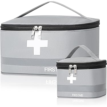UIHOL Trousse De Secours,2PCS Trousse De Premier Secours Vide Sac De