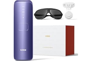 Ulike Laser Hair Removal Device for Women and Men, Air 3 IPL Hair Removal with Sapphire Ice-Cooling System for Nearly Painless & Long-Lasting Result, Flat-Head Window for Body & Face at-Home Use