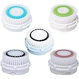 Poweka Testine di ricambio compatibili con Clariso-nic MIA & MIA 2 Pro Plus, massaggiatore viso, spazzola per la cura dei por