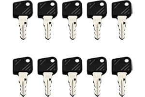 Newyuan 10PCS Replacement Linde Forklift Ignition Key 801 Compatible for Linde ANT Forklift Stacker Pallet Truck