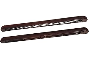 HOMESECURE Premium Trickle Slot Vent for uPVC Double Glazing Window - Reduces Condensation Brown 400mm