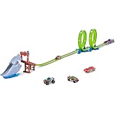 Metal Machines S1 Shark Oyun Seti Oyuncak Yarış Arabası ile Ara&ccedil; Oyun Seti Diğer Markalarla Uyumlu