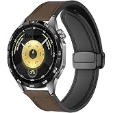 Rongep Huawei ile Uyumlu Hybrid Loop 22mm Kordon GT6/GT6 Pro/GT5/GT5 Pro/GT4/GT3/GT3 Pro/GT2/GT2 Pro 46mm i&ccedil;in Manyetik Toka 