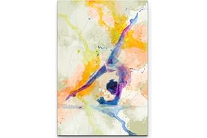 Paul Sinus Art Turnen IV 90x60cm auf Leinwand gespannt fertig zum aufhängen