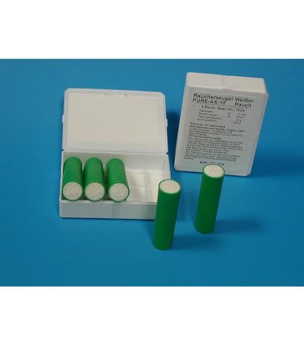Pure AX-60 – Cartucce Fumo Da 60 G, 5 Pezzi, Bianco, 180 Sec Di Fumo Per Test Di Flusso E Tenuta