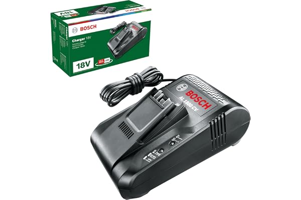 Home and Garden Bosch Snabbladdare AL 1880 CV (utan batteri, 18 V-system, batterier från 30 minuters laddning, kompatibel med 18 V POWER FOR ALLA batterier)