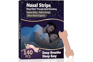 SEALONG 140 Stück Nasenstreifen Gegen Schnarchen, Nose Strips für Besseren Schlaf & Sport, Schnarchreduzierung Nasal Tape für Männer und Frauen
