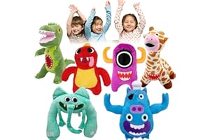 WELLXUNK Banban Animales Peluches, 6 Piezas Garten of Banban Plush, Banban Plushies Toy, Garten of Banban Peluches, Ban Ban Garden Doll, Horror Game Garten of Banban, Banban Plushies Toy para Niño