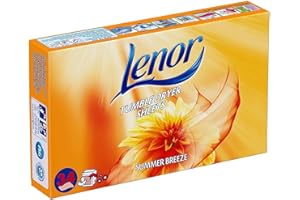 Lenor Summer Breeze prześcieradła do suszarki bębnowej, 34 sztuki