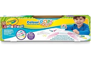 Crayola Mini Kids Color Pop - 81-2006-E-000 - Tapis de Dessin - Coloriage Qui s'Efface à l'eau