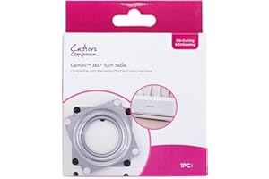 CRAFTER'S COMPANION Gemini II Accessories - 360° Turn Table - Craft from Any Angle [GEMII-ACC-360], 14cm x 11cm x 2cm