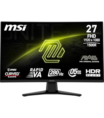 MSI Optix G24C4 Curved Gaming Monitor, 24