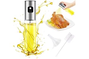 JOPHEK Spray Huile Cuisine, 100ml Vaporisateur D'huile et de Vinaigre Oil Dispenser - Spray Huile Cuisine, pour Friteuse/Cuisson/BBQ/Salades/Pâtes