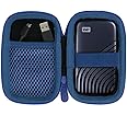 Aenllosi Borsa Custodia Rigida per Western Digital WD My Passport SSD Portatile 2020 (azul)