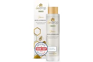 ‎BEDROP bedrop Mizellenwasser Tonikum Gesichtswasser mit Propolis Extrakt & Vitamin E gegen unreine Haut & Verfeinerung des Hautbildes, Gesichtsreinigung für jeden Hauttyp - 150ml