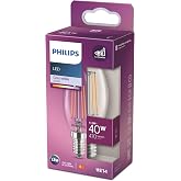 Philips LED classic 40W B35 E14 Candle Type White Light Dimmable Filament LED Bulb