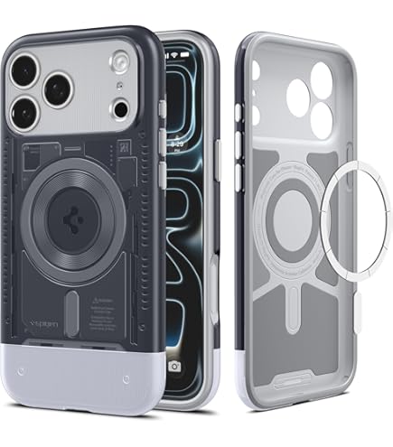 Spigen Coque pour iPhone 16 Pro, Tough Armor (AI) MagFit, [Inspiré par