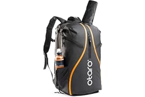 Otaro ® Bolsa de Tenis Nuevo - Diseño Elegante y asignación de Espacio innovadora - ¡Apoya a Las jóvenes promesas! para Jugadores de Tenis Aficionados y Profesionales