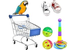 Trecynd 7 juguetes para pájaros.