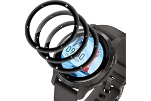 Beukei 3 Pièces Verre Trempé pour Garmin Venu 2s,ecran film trempé, Vitre Protection de Anti Rayures, Haute Sensibilité, Sans Bulles, ecran protection