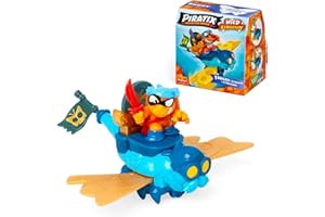 PIRATIX ADVENTURE WORLD Serie Wild Kingdom – 1 vehículo Jungle Buggy. Cada Caja Tiene 1 Buggy Sorpresa, 1 Piratix Sorpresa y 1 Accesorio, 1 Bandera y 1 Tesoro Exclusivo Que cambian de Color