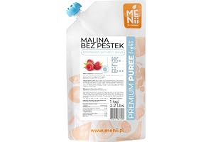 Premium hallonpuré, 1 kg, sorbet, dessert, hallon - fruktpurémix hallon, fruktkött