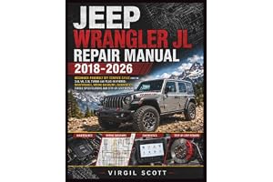 JEEP WRANGLER JL REPAIR MANUAL 2018-2026: Beginner-Friendly DIY Service Guide for the 3.6L V6, 2.0L Turbo and Plug-In Hybrid: