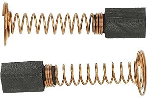 vhbw 2x Balais de charbon pour moteur 8 x 5 x 5mm compatible avec Dremel 300 395 595 3000, 6000 Type 3/4/5/A6 outil électrique