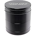 Santa Cruz Shredder Herb and Spice Grinder Made in USA (Medium (2.2 Inch), Black)