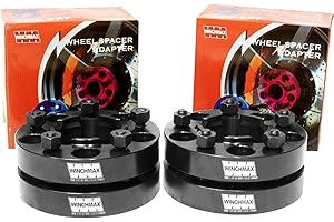 WINCHMAX 30mm Wheel Spacers Compatible with Defender, Disco 1, Range Rover Classic BLK T1