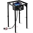 STEELUS Outdoor Camping Stove,130000 BTU,Propane Gas Cooker with Detachable Legs,High Pressure 3 Burner,30 PSI Regulator