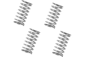 GUNGY Muelles de Compresion de Acero Inoxidable Resorte de Compresión 40mm Diámetro Alambre 2mm Diámetro Exterior 20mm Fuerza del Resorte 6,4kg 4 Piezas