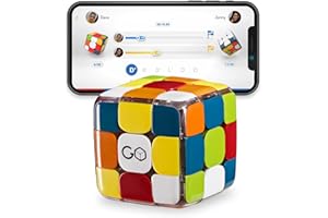 GoCube Edge - Cubo Electrónico Inteligente e Interactivo de 3 x 3 con Conexión Bluetooth y Aplicación Gratuita, Rompecabezas Stem Galardonado